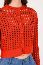 Load image into Gallery viewer, SUMMER CARDIGAN TERRACOTTA