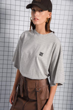 Load image into Gallery viewer, GROW OVERSIZED T-SHIRT GREY