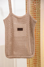 Load image into Gallery viewer, ETTU KNITTED TOTE BAG BEIGE