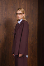 Load image into Gallery viewer, INNOCENT BLAZER WINE PURPLE