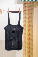 Load image into Gallery viewer, ETTU KNITTED TOTE BAG BLUE