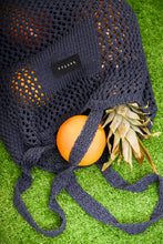 Load image into Gallery viewer, ETTU KNITTED TOTE BAG BLUE