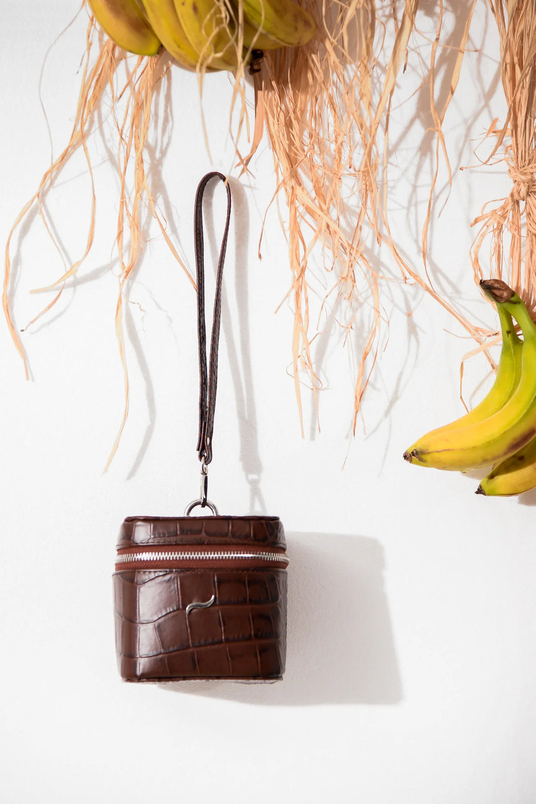 TING LEATHER BAG BROWN