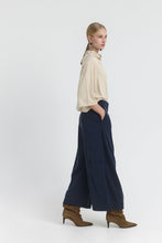 Load image into Gallery viewer, MING High-waisted flared wide-leg statement trousers