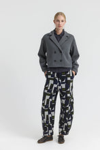 Load image into Gallery viewer, CLARKE Geometric print elasticated trousers