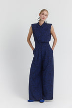 Load image into Gallery viewer, DAMAR Fluid abstract floral wide-leg trousers