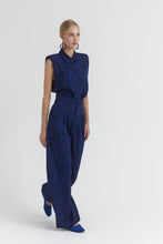 Load image into Gallery viewer, DAMAR Fluid abstract floral wide-leg trousers