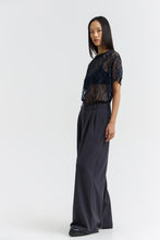 Load image into Gallery viewer, ALKEN High-waisted wide-leg tailored trousers with deep pleats