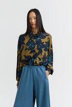 Load image into Gallery viewer, ANISA Oversized floral shirt with dropped shoulders