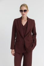 Load image into Gallery viewer, BONNEL Tailored pinstripe herringbone blazer