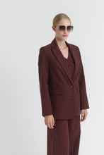 Load image into Gallery viewer, BONNEL Tailored pinstripe herringbone blazer