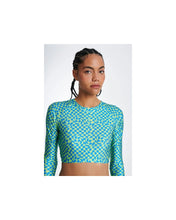 Load image into Gallery viewer, GENESIS Crop Top Chess Blue PCP