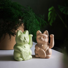 Load image into Gallery viewer, Lucky Cat Light Green