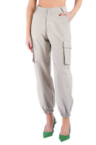 cargo pants grey - women clothes, ckontova