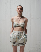 Load image into Gallery viewer, PRINTED COTTON BUSTIER TOP (PETS)